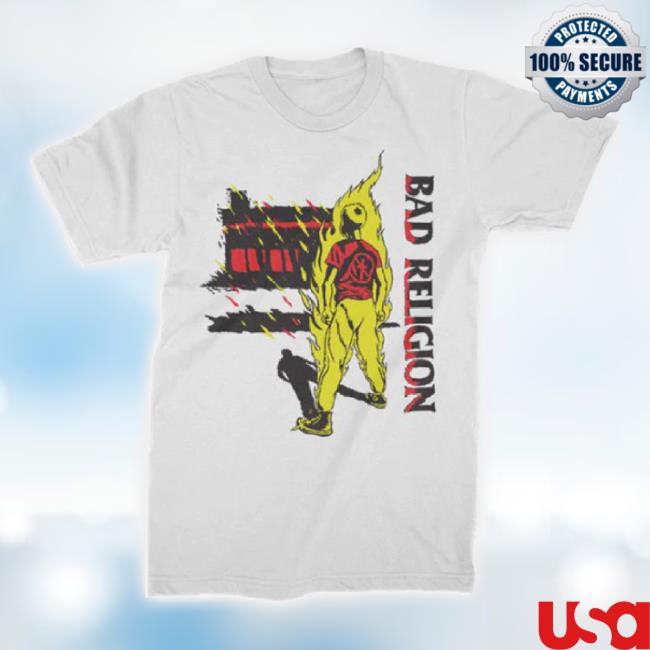 Official Cutloose Merch Store Bad Religion Bad Religion White Suffer House Shirt Cutloosemerch Shop