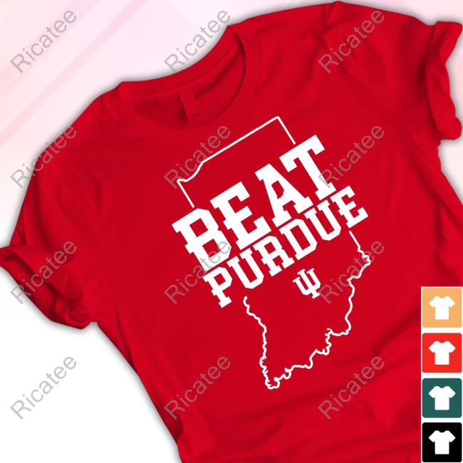 Indiana Football Jacob Mangum-Farrar Wearing Beat Purdue Hooded Sweatshirt