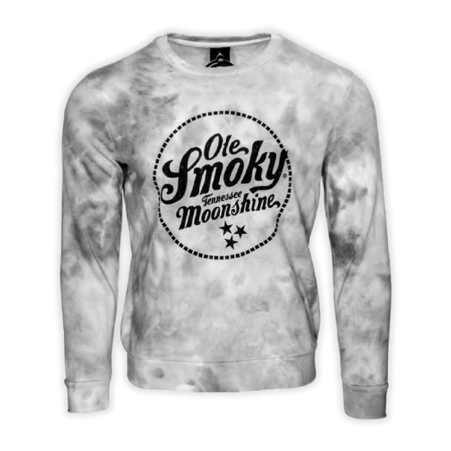 Olesmoky Shop Ice Tie Dye Long Sleeve Tee - Greyhound