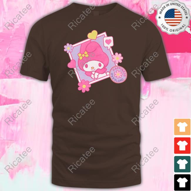 Happiness Overload Hoodie Sanrio Merch Happiness Overload Long Sleeve