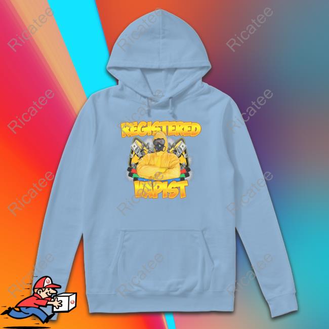 Official Designedbytheboys Store Registered Vapist Shirt