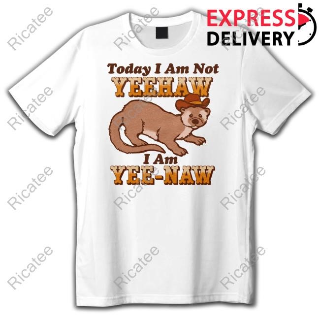 Official Today I Am Not Yeehaw I Am Yee-Naw Sweatshirt