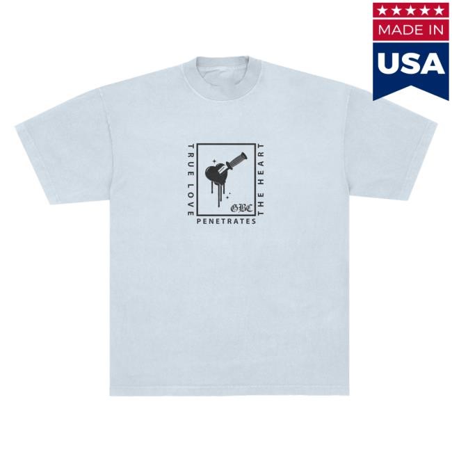 Gothboiclique Merch Gbc True Love Penetrates The Heart T-Shirt