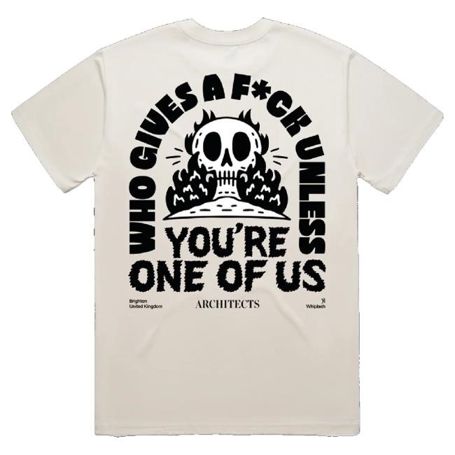 Architect Merch Who Gives A Fuck Natural Tee