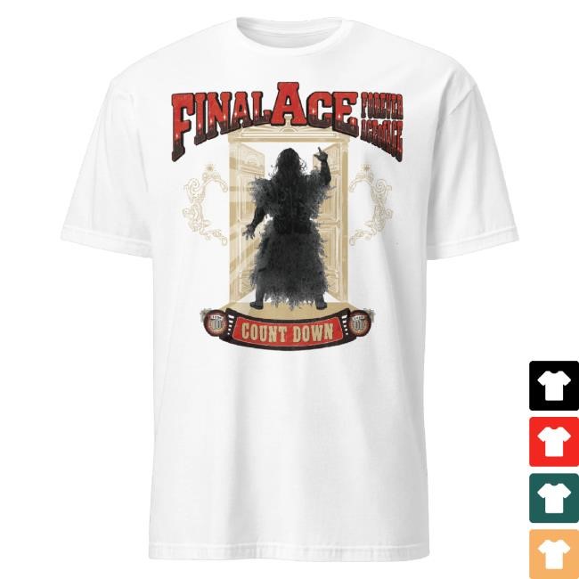 Njpw Merch Hiroshi Tanahashi Final Ace Countdown Tee Shirt Njpw Global