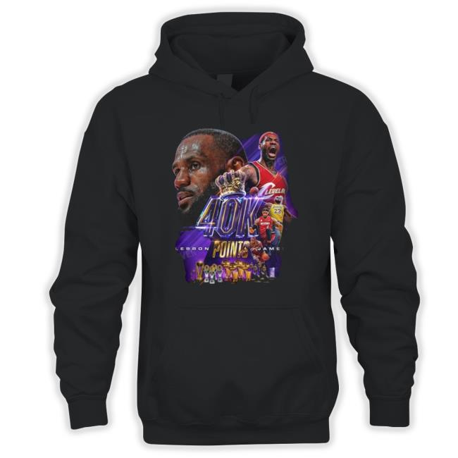 Trending Lebron James G.O.A.T 40K Points T-Shirt