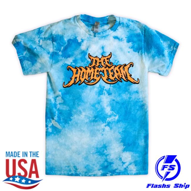 Original The Home Team Merch Store Tie Dye Metal Logo Hoodie Thehometeammerch Shop