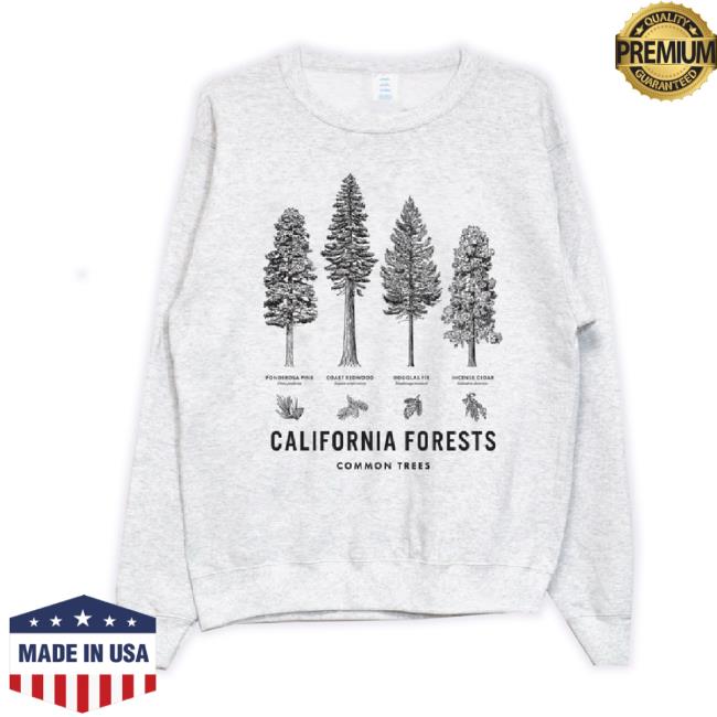 Official Upper Park Clothing Merch Store California Forests Thrifty Crew Hoodie Sweatshirt Spearmint Upperparkclothing Shop