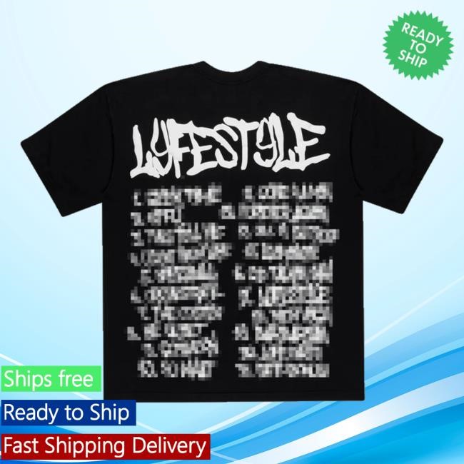 Yeat Official Store Cpfm Lyfestyle Tracklist Tank Top