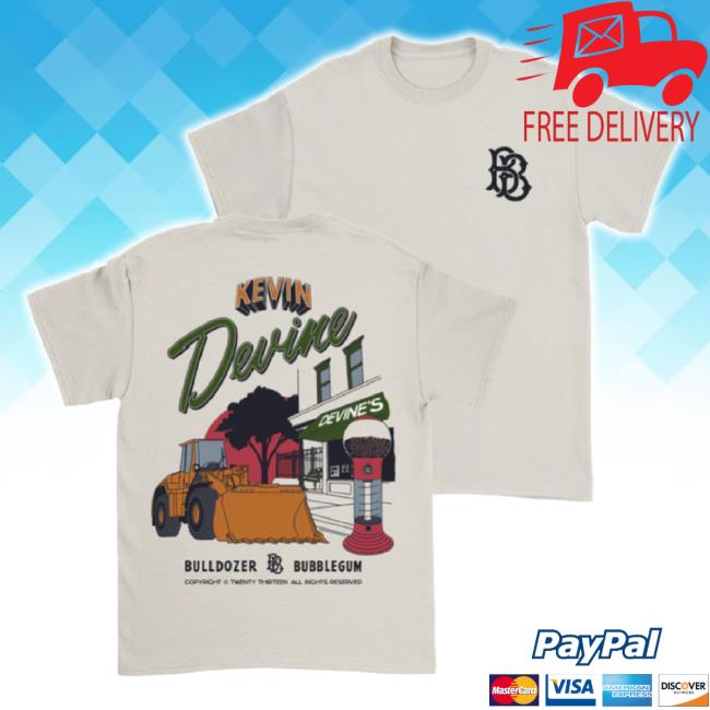 Original Downright Merch Store Kevin Devine - Bubbledozer T-Shirt And Bubblegum + Bulldozer 2Xlp Bundle (Pre-Order) Sweater Downrightmerch Shop