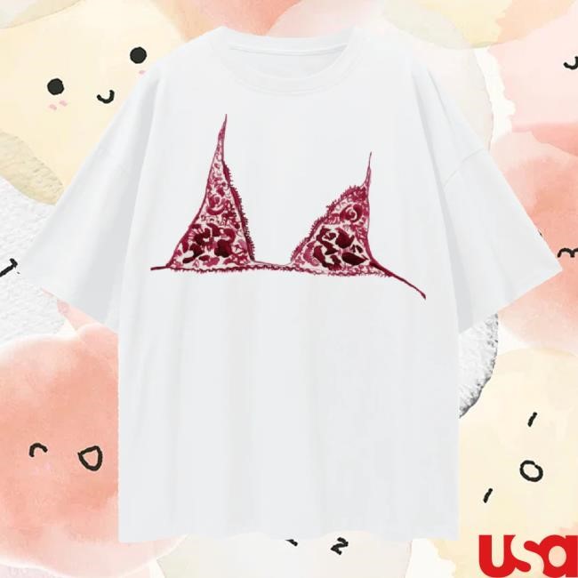 Official Maku The Label Merch Burgundy Bralette Oversize Hoodie Sweatshirt