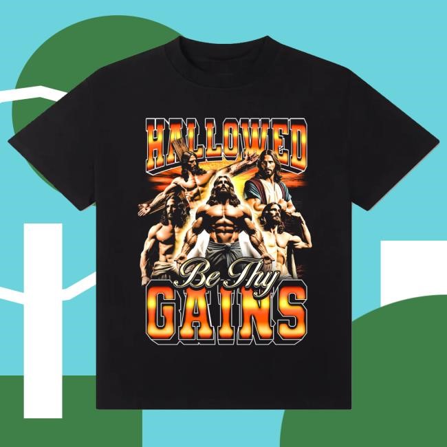Not Safe For Wear Merch Store Hallowed Be Thy Gains Crewneck Sweatshirt