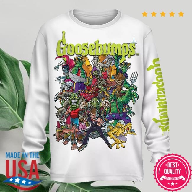 Mens Goosebumps Horror Mask Goosebumps Book T Shirts