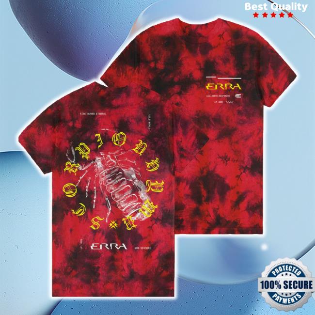 Trending Erra Merch Store Scorpion Red Dye Sweatshirt Errastore Shop