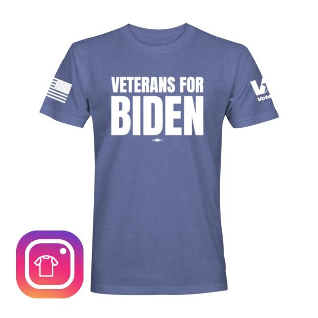 Votevets Merch Veterans For Biden Shirt