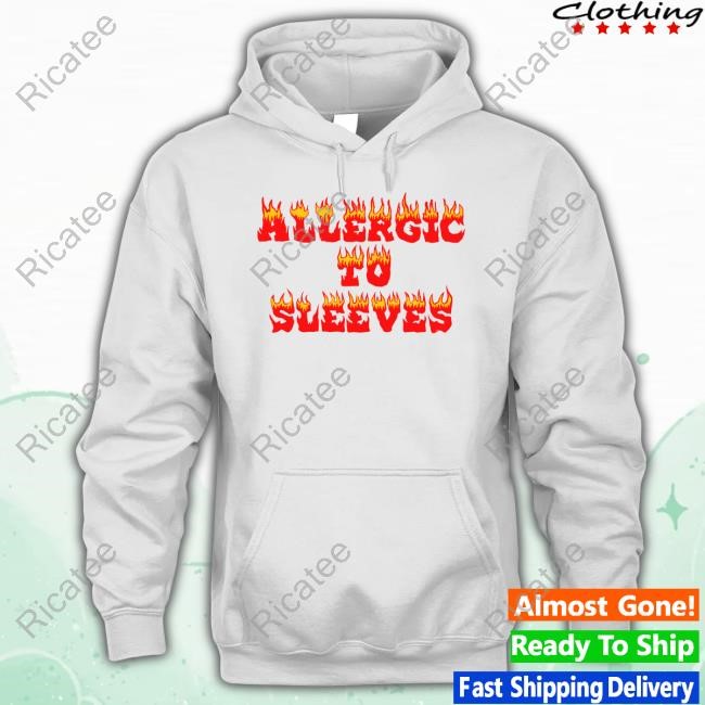 Allergic To Sleeves Zip Up Hooded Sweatshirt