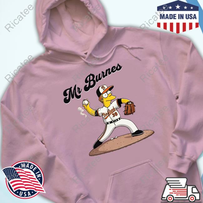 Baltimore Orioles Mr Burnes Tee Shirt Walter Maselli Walter Maselli Mr Burnes Sweatshirt