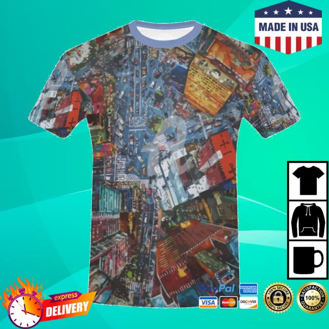 Men's Architectural Art Prosperous Urban Area Short Funny