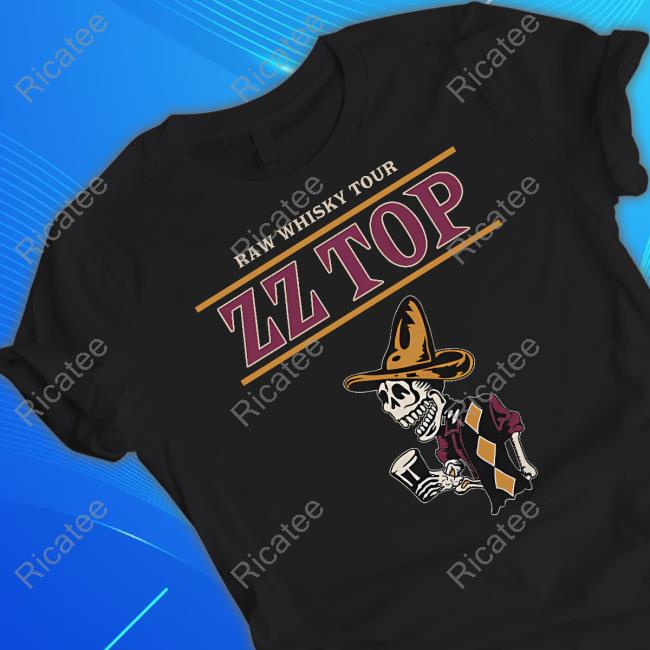 Raw Whisky Tour Zz Top Hoodie