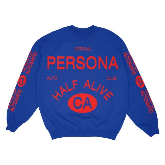 Half Alive Merch Persona Auto Club T-Shirt, Hoodie, Tank Top, Sweater And Long Sleeve T-Shirt Blue