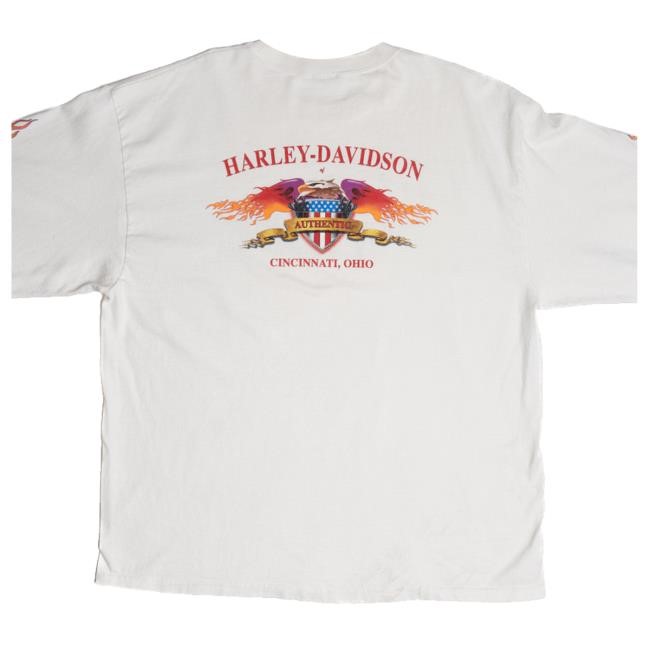Official Ragstock Harley Davidson Cincinnati Flame Sleeves t-shirt, hoodie, tank top, sweater and long sleeve t-shirt