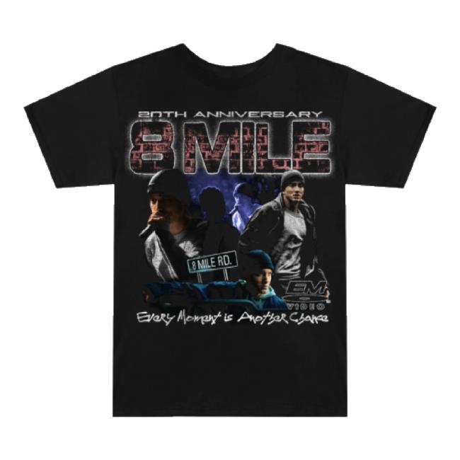 Trending Eminem Merch Store Eminem 8 Mile Vintage 20Th Anniversary Classic Shirt Eminem Apparel Clothing Shop