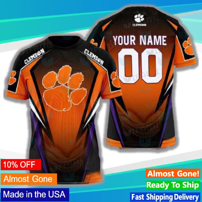 Personalized Clemson Dad Hoodie Sweatshirt 3D Best Gifts For Clemson Fans