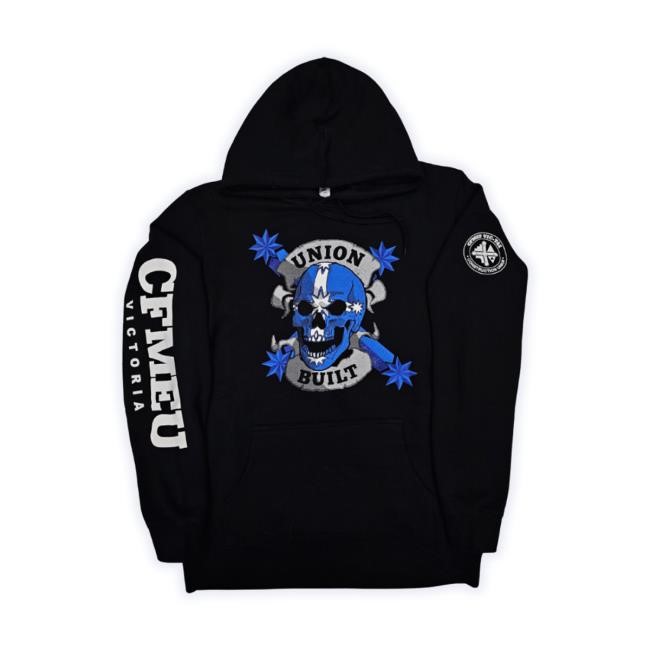 Official Union Built Fear Stops You Pullover Sweatshirt