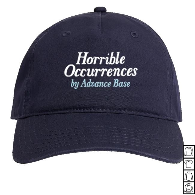 Horrible Occurrences By Advance Base Headwear Run For Cover Records Merch Store Advance Base