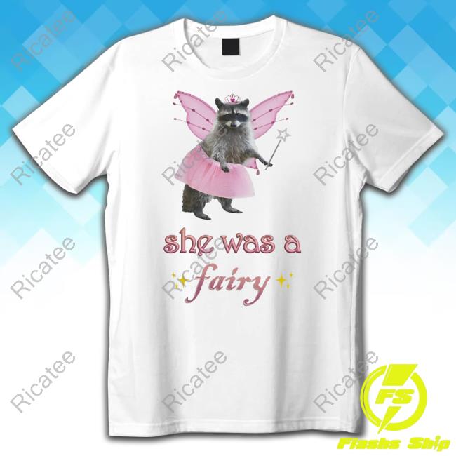 Snazzy Seagull Store She Is A Fairy Raccoon Tees