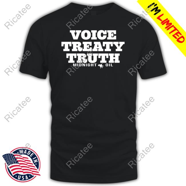 Anthony Albanese Voice Treaty Truth Midnight Oil T Shirt