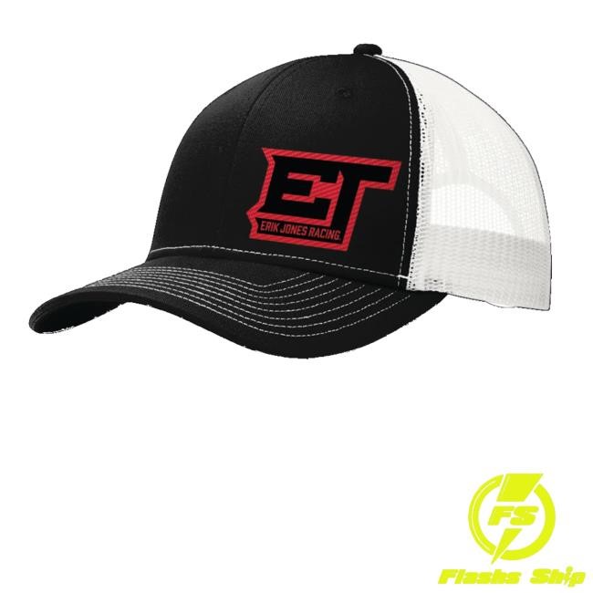 Erikjonesracing Merch Erik Jones Racing Patch Stamped Hat