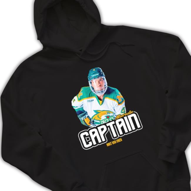 Alternate Captain Mike Van Unen Northern Michigan Wildcats Ice Hockey shirt Alternate Captain Mike Van Unen Northern Michigan Wildcats Ice Hockey shirt