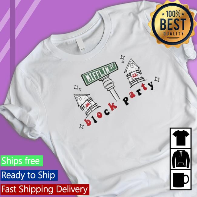 Official Mifflin St Block Party shirt