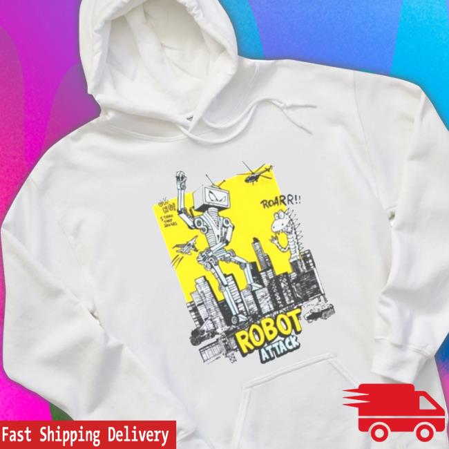 Robot Attacks The City shirt