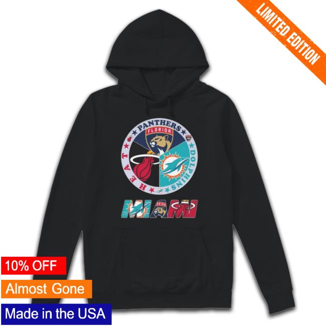 Miami Sport Team Miami Dolphins Florida Panthers And Miami Heat shirt