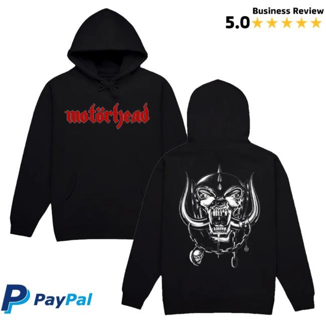 Motorhead Merch Straight Logo Warpig Shirt Motorhead Merch Straight Logo Warpig Long Sleeve Shirt