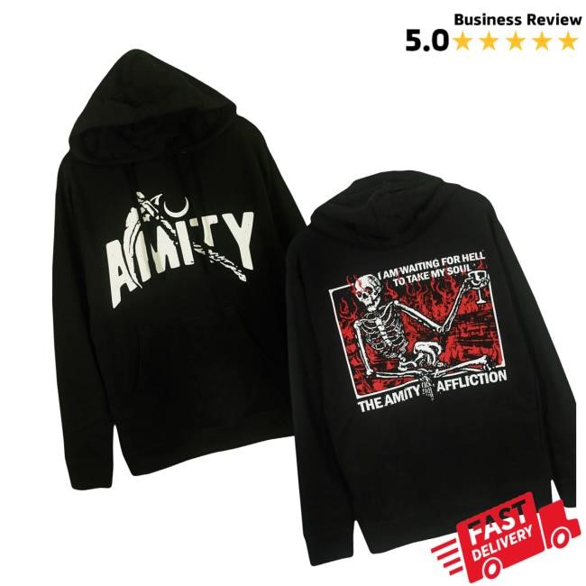 Indiemerchstore Merch The Amity Affliction Waiting For Hell Pullover T-Shirt