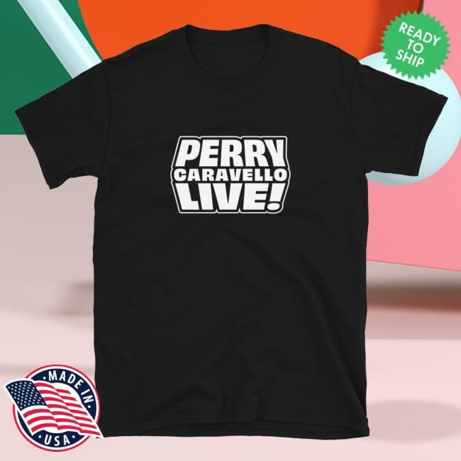 Perry Caravello Live Merch Store Perry Caravello Live Logo Hooded Sweatshirt