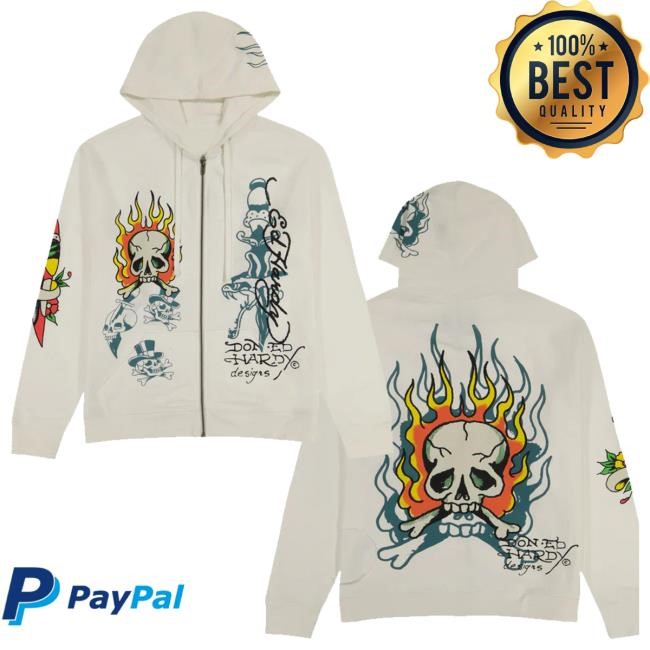 K Momo Merch Shop Ed Hardy Flame Skull T Shirts