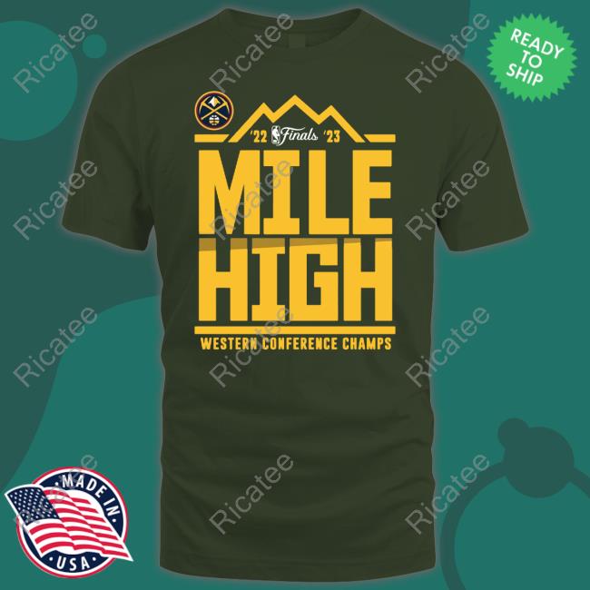 Denver Nuggets Mile High 2023 Western Conference Champions Sweatshirt
