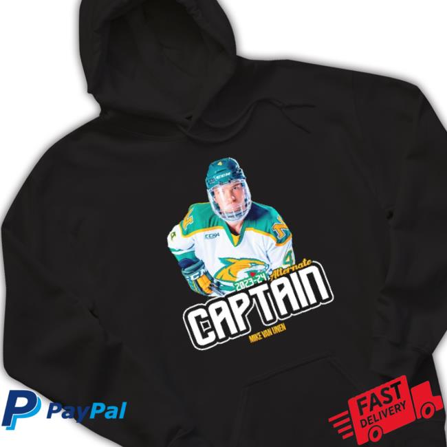 Alternate Captain Mike Van Unen Northern Michigan Wildcats Ice Hockey shirt Alternate Captain Mike Van Unen Northern Michigan Wildcats Ice Hockey shirt