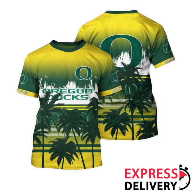 Oregon Ducks Summer All Over Print Funny