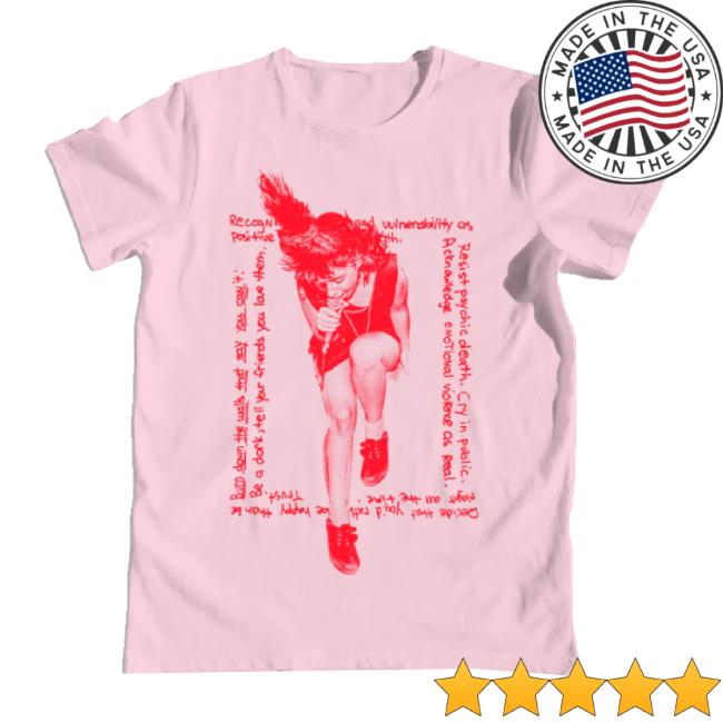 Original Rebel Girl Kathleen Hanna (Pink) Tee Shirt Tees 4 Togo Shop