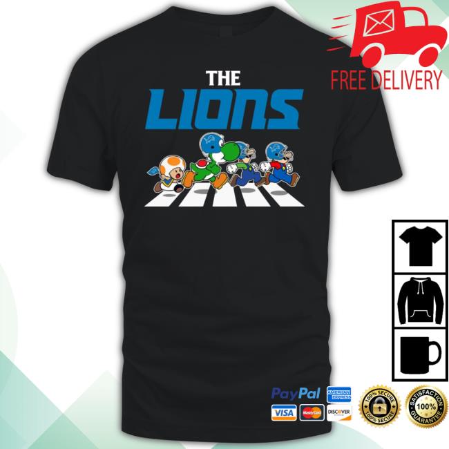 Mario The Detroit Lions Game Football Funny Gift Shirt Mario The Detroit Lions Game Football Funny Gift Hoodie