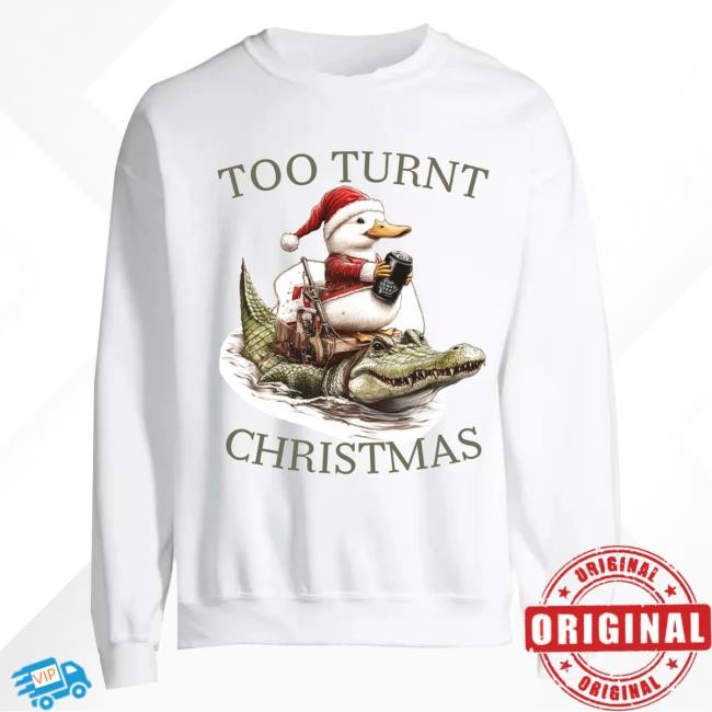 Tooturnttony Merch Store Baby Girl Christmas Crewneck Sweatshirt
