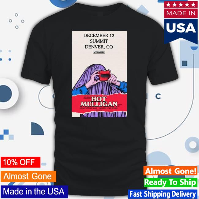 Trendinghot Mulligan Summit Music Hall Dec 12 2023 Poster New Shirt