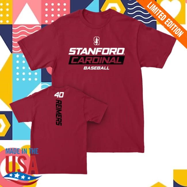 Nil Store Stanford Baseball Crimson Rush Tee Ben Reimers Long Sleeve Shirt