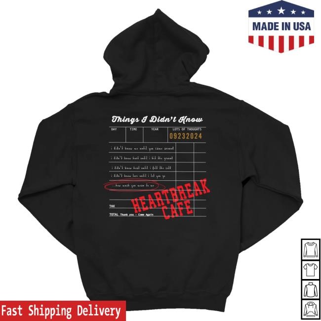 Official Downright Merch Shop Dalton Mauldin - Heartbreak Cafe T-Shirt
