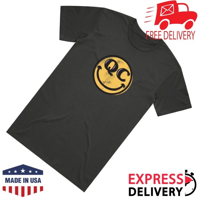 704 Shop Merch 704 Shop Qc Smiley Tee Shirt 704 Shop Merch 704 Shop Qc Smiley Crewneck Sweatshirt